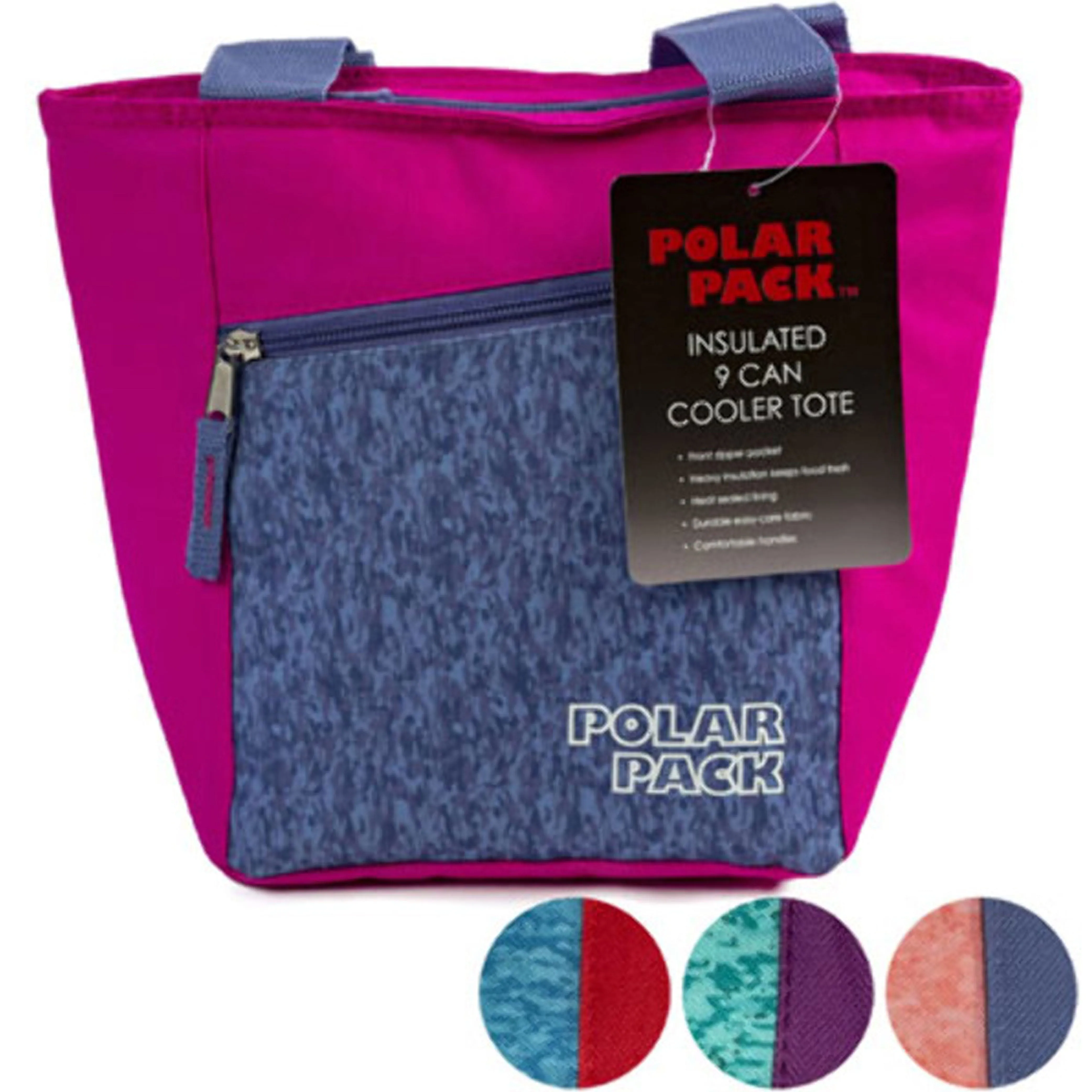 2 Pc Insulated Large Lunch Bag Women Tote Cooler Picnic Travel Food Carry Bags