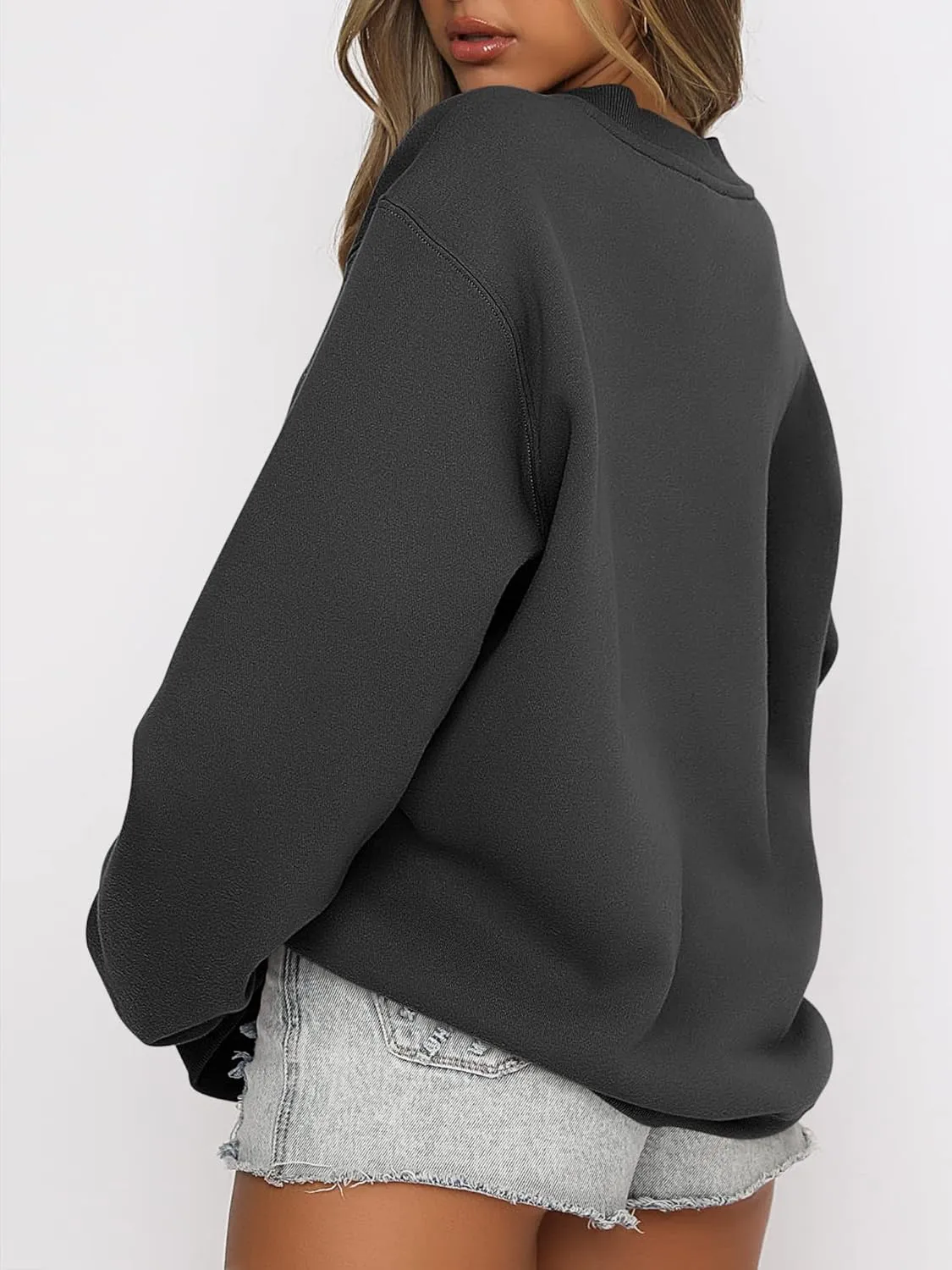 ANRABESS Women's Sweatshirts Crewneck Fleece Oversized Pullover Hoodies Cute Shirts Tops Teen Girls Preppy Clothes 2025