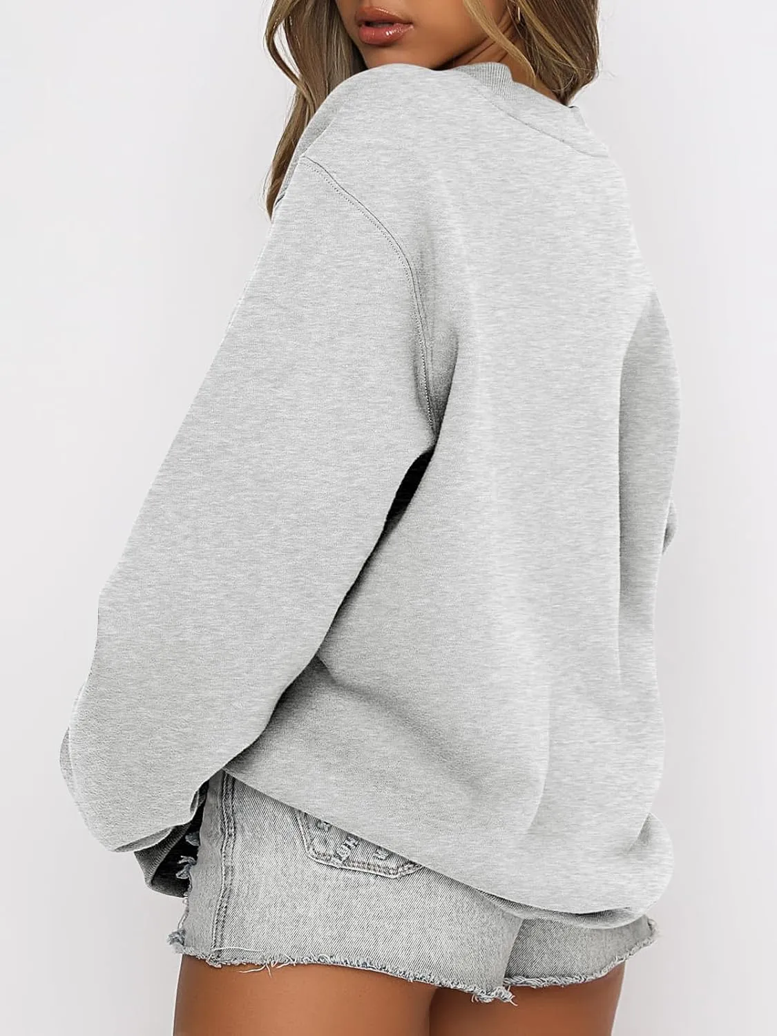 ANRABESS Women's Sweatshirts Crewneck Fleece Oversized Pullover Hoodies Cute Shirts Tops Teen Girls Preppy Clothes 2025
