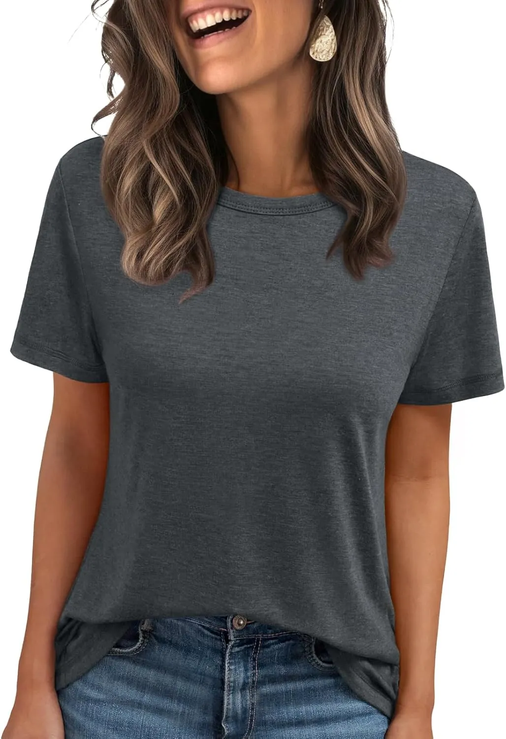 AUTOMET Summer Tops Women Spring Short Sleeve Shirts Beach Vacation Outfits Plus Size Workout Tshirts Casual Clothes 2025