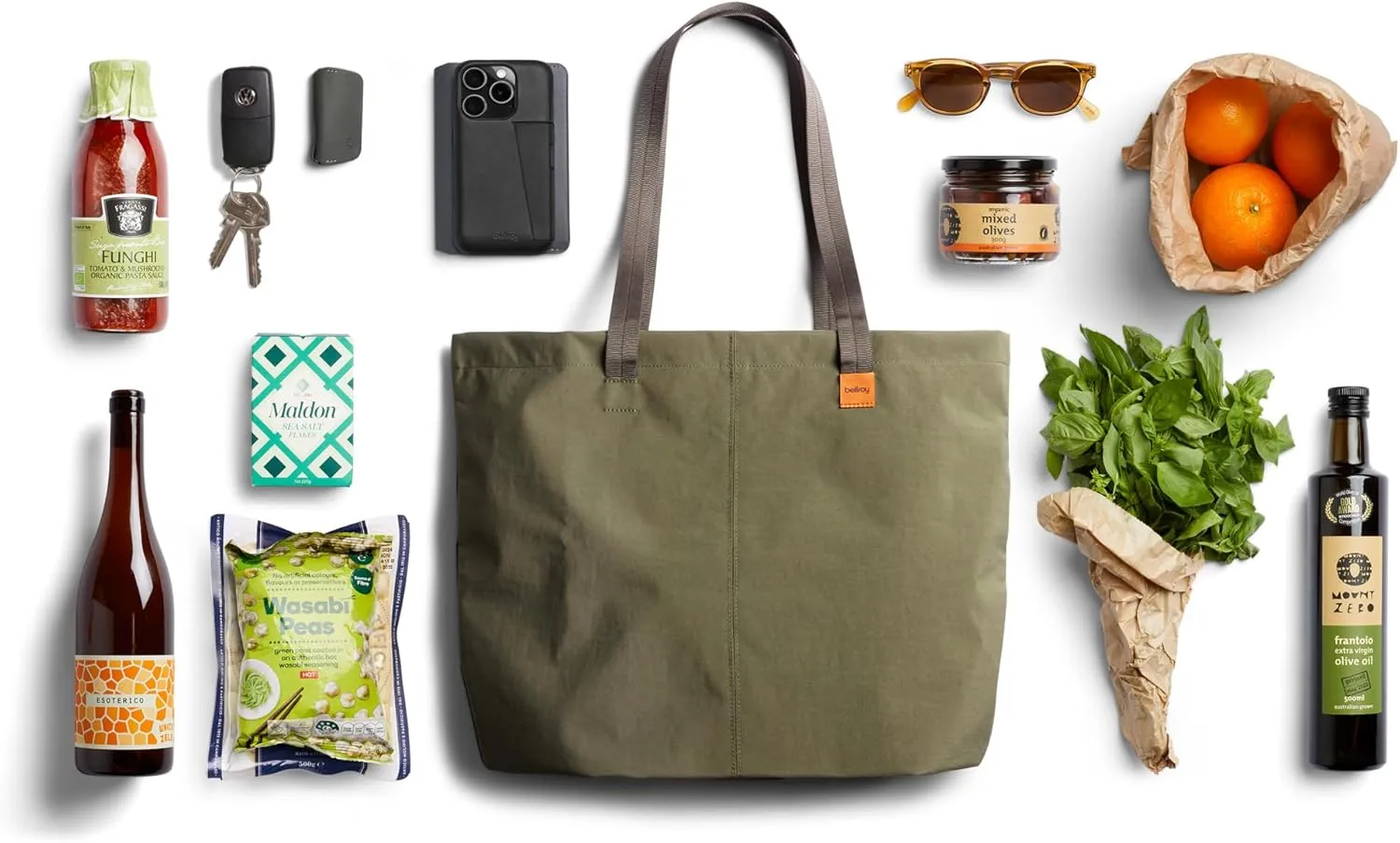 Bellroy Market Tote  (Tote Shoulder Shopping Bag) - Willow