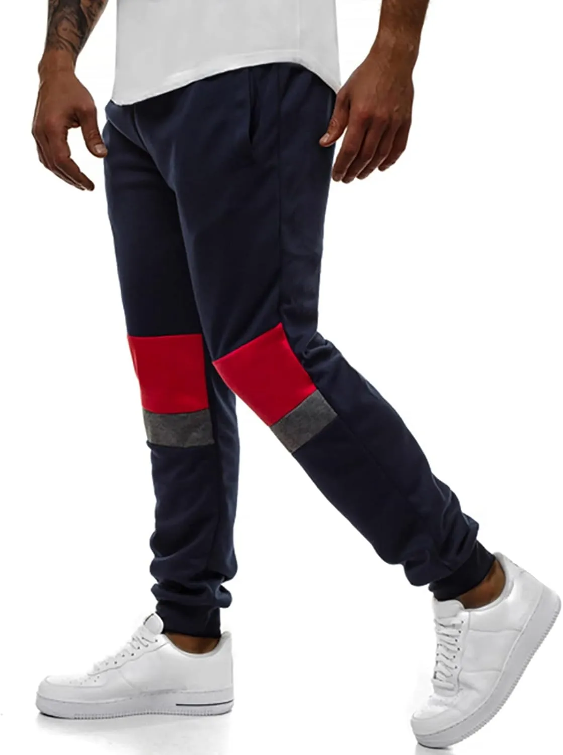 Cargo Pants for Men Relaxed Fit Mens Cargo Pants Slim Fit Trousers Mens Sweatpants Athletic Workout Casual Sweatpants