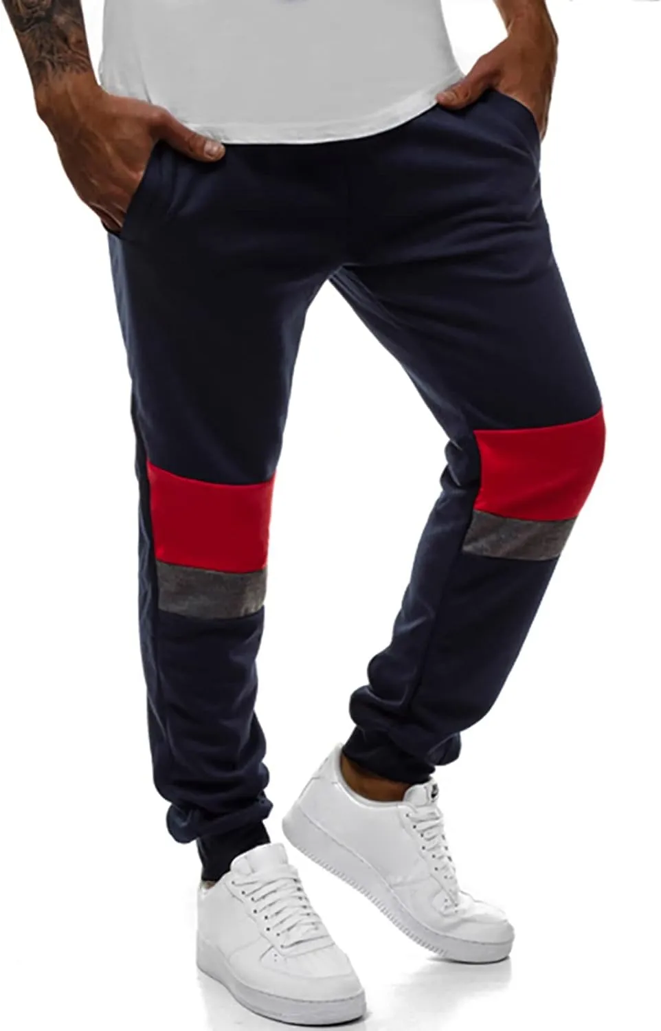 Cargo Pants for Men Relaxed Fit Mens Cargo Pants Slim Fit Trousers Mens Sweatpants Athletic Workout Casual Sweatpants