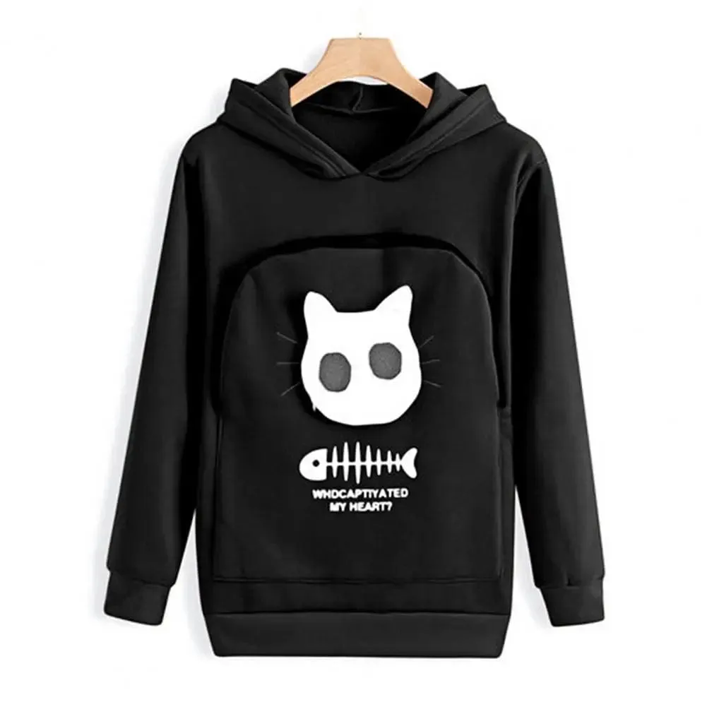 Cat Lovers Hoodie Kangaroo Pullover