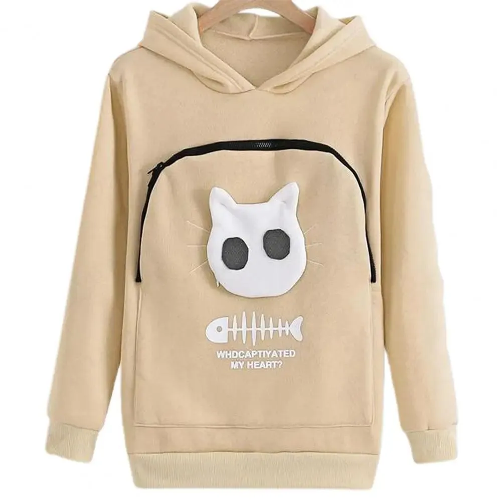 Cat Lovers Hoodie Kangaroo Pullover