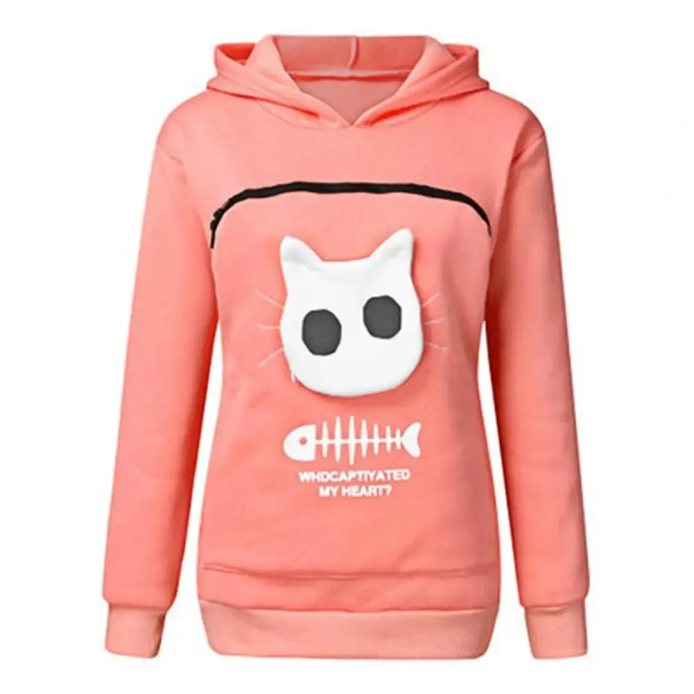 Cat Lovers Hoodie Kangaroo Pullover