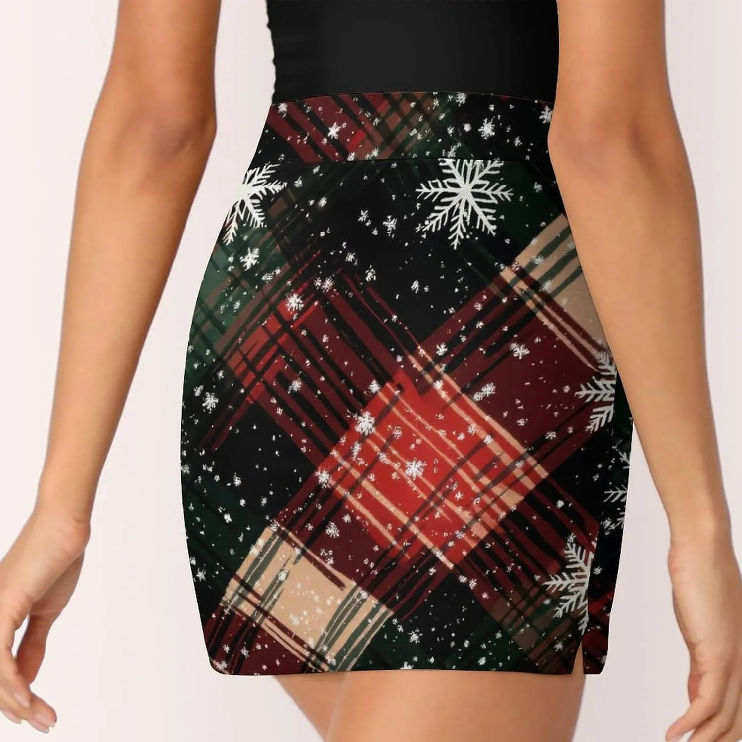 Colorful Illustration Flamingos Pattern Women's Athletic Skirts Light Proof A-line Trouser Skirt with Shorts Pockets