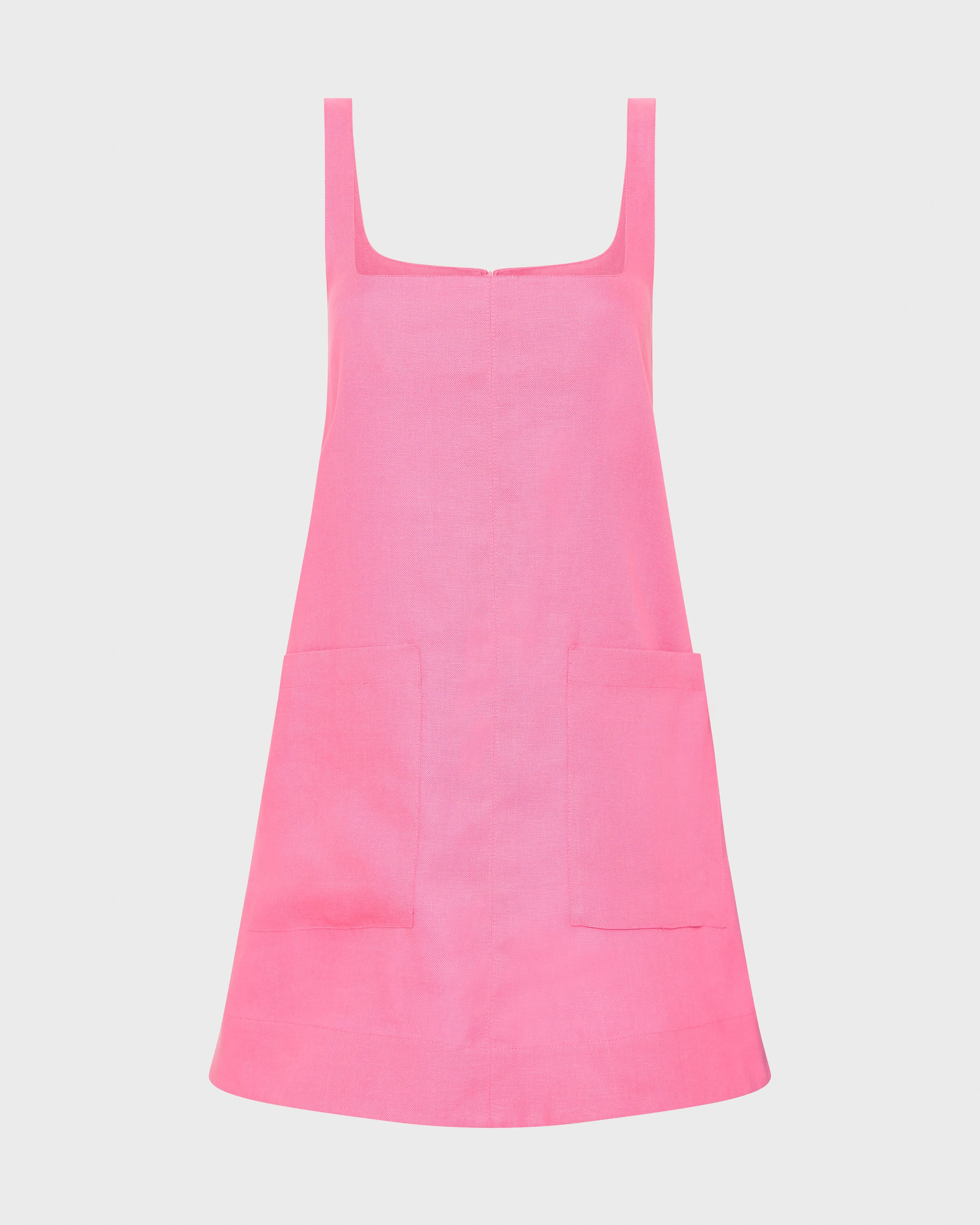 Delphi A-line Mini Dress - Rose