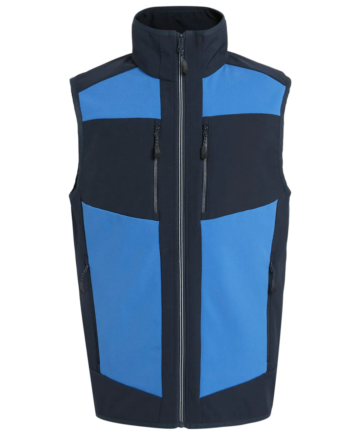 E-Volve unisex 2-layer softshell bodywarmer | Strong Blue/Navy