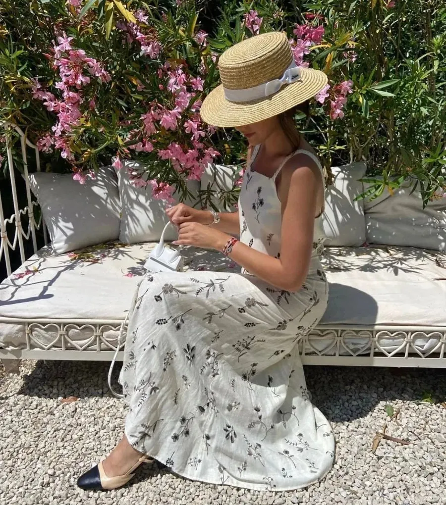 FashionSierra-Floral Embroidery  Crop Top  Maxi Skirt  Suit  Women  Vintage  Sleeveless  Summer  Set  Beach  Vestidos Boho Dress