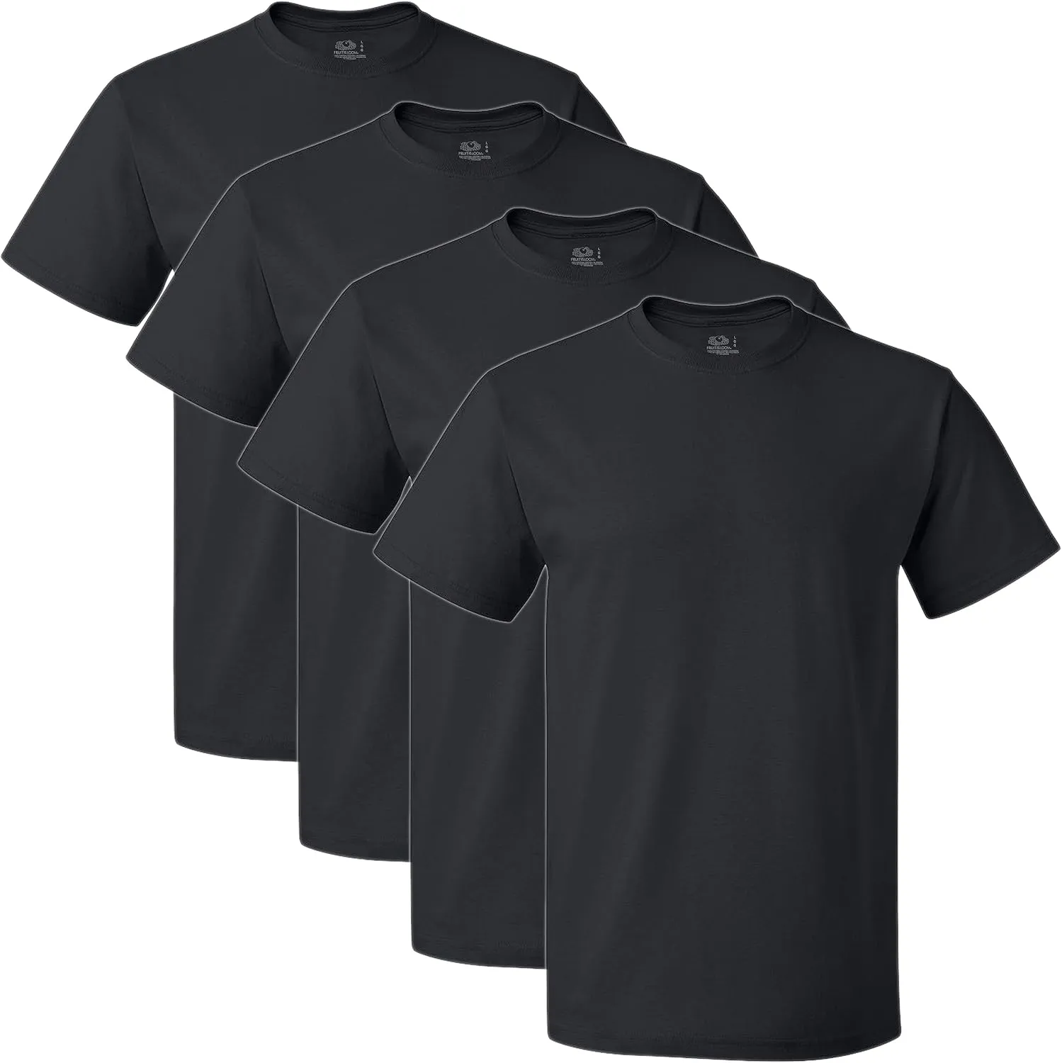 Fruit of the Loom Men's Lightweight Cotton Tees (Short & Long Sleeve)