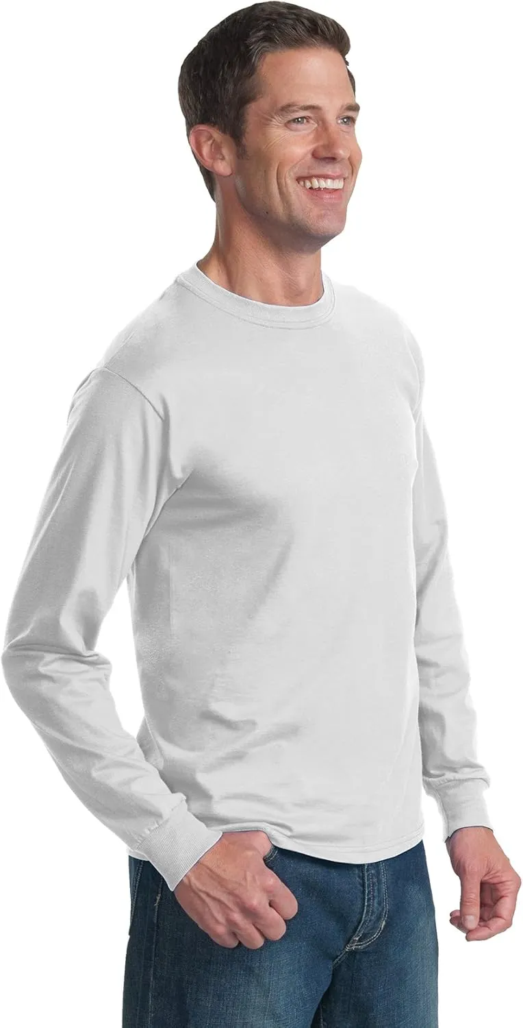 Fruit of the Loom Men's Lightweight Cotton Tees (Short & Long Sleeve)