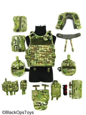 FSB Spetsnaz Alpha - Multicam MOLLE Assault Vest w/Padding Set