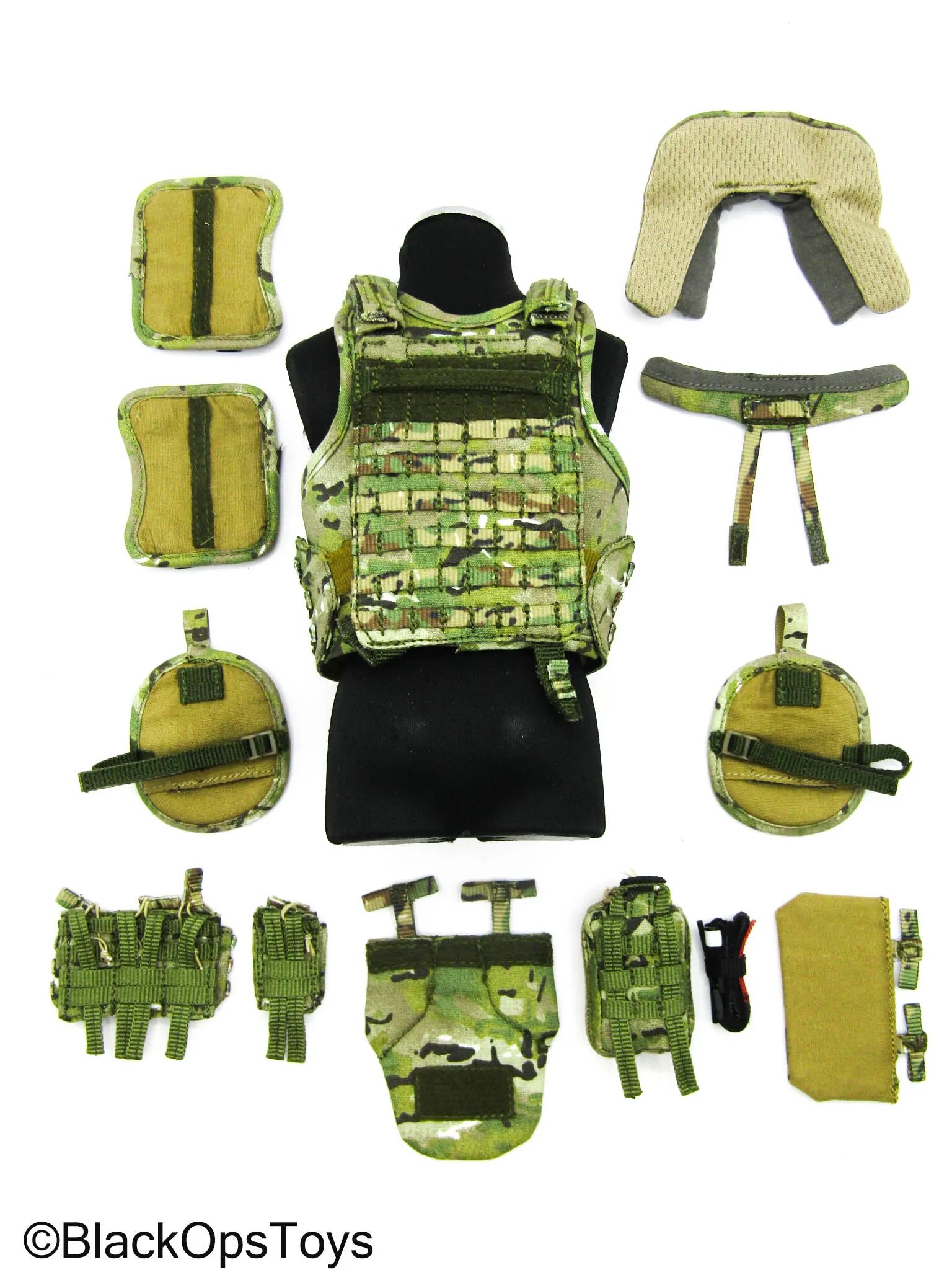FSB Spetsnaz Alpha - Multicam MOLLE Assault Vest w/Padding Set