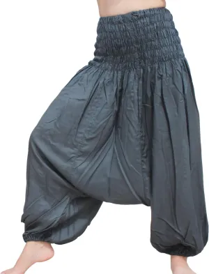 Full Funk Light Plain Rayon Viscose Smock Harem Baggy Mao Pants