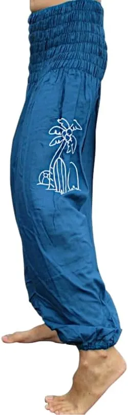 Full Funk Light Plain Rayon Viscose Smock Harem Baggy Mao Pants