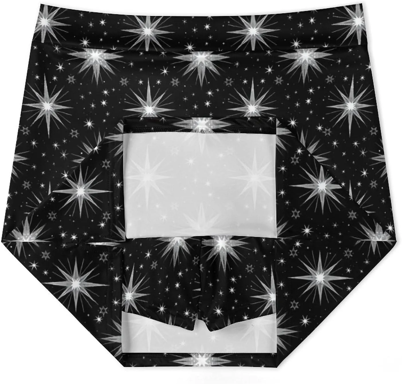 Green PlantPattern Women's Athletic Skirts Light Proof A-line Trouser Skirt with Shorts Pockets