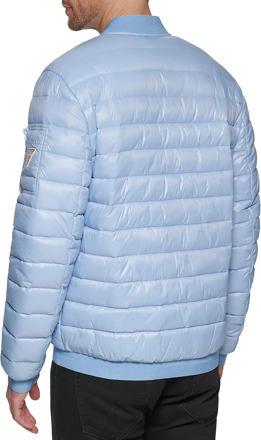 GUESS Men's Light Weight Bomber Jacket