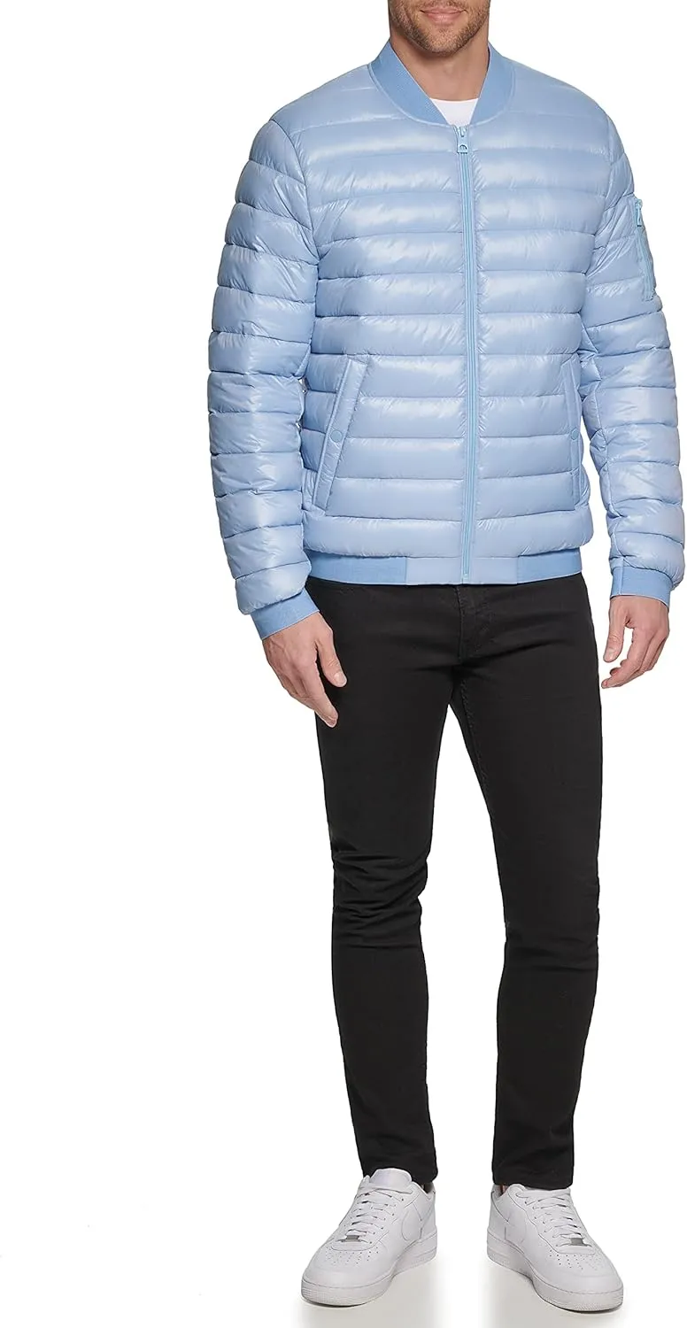 GUESS Men's Light Weight Bomber Jacket