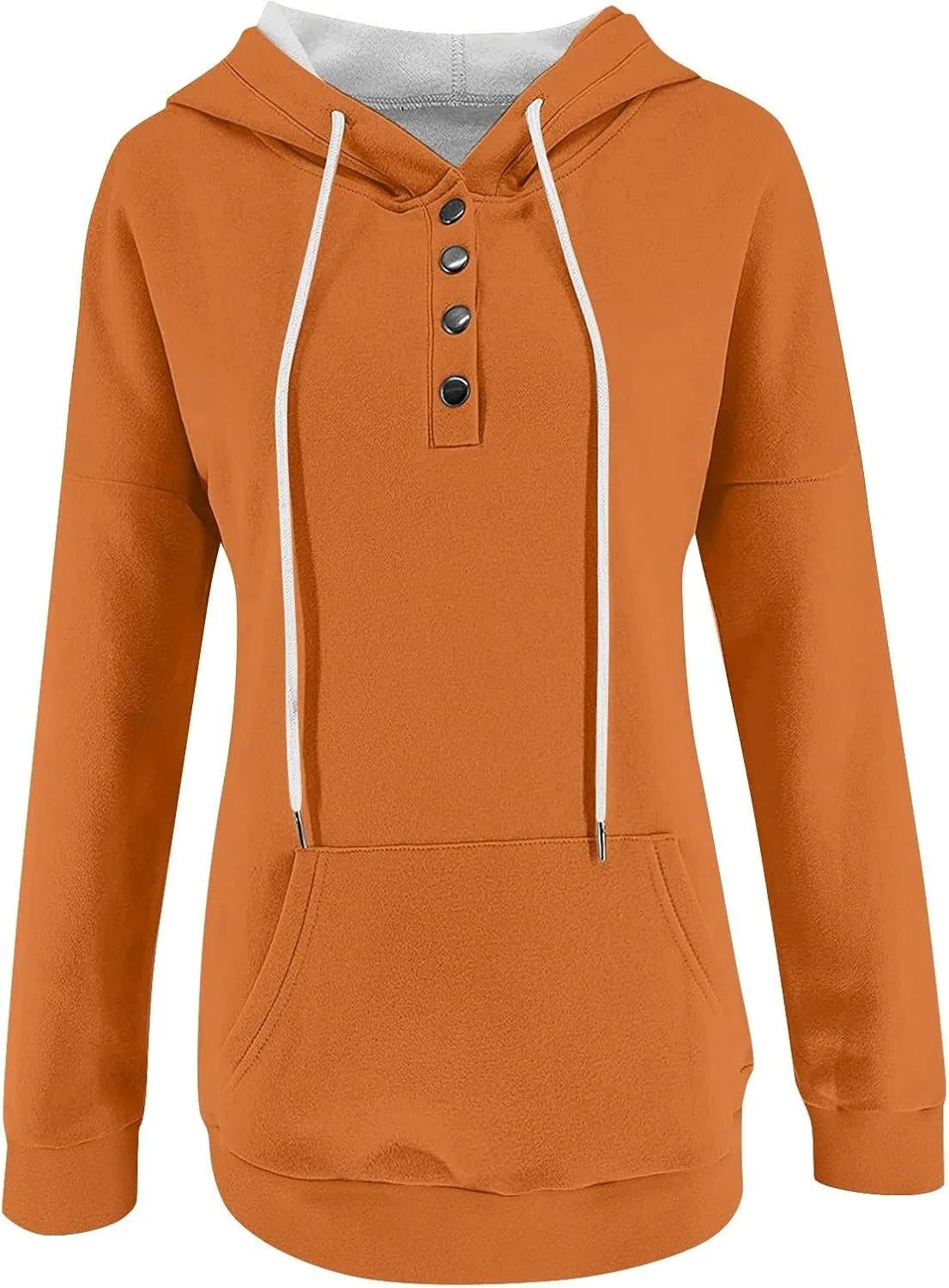 Hoodies for Women Trendy Graphic Hoodie Y2K Long Sleeve Pullover Fall Fashion 2024 Button Down Drawstring Sweatshirt