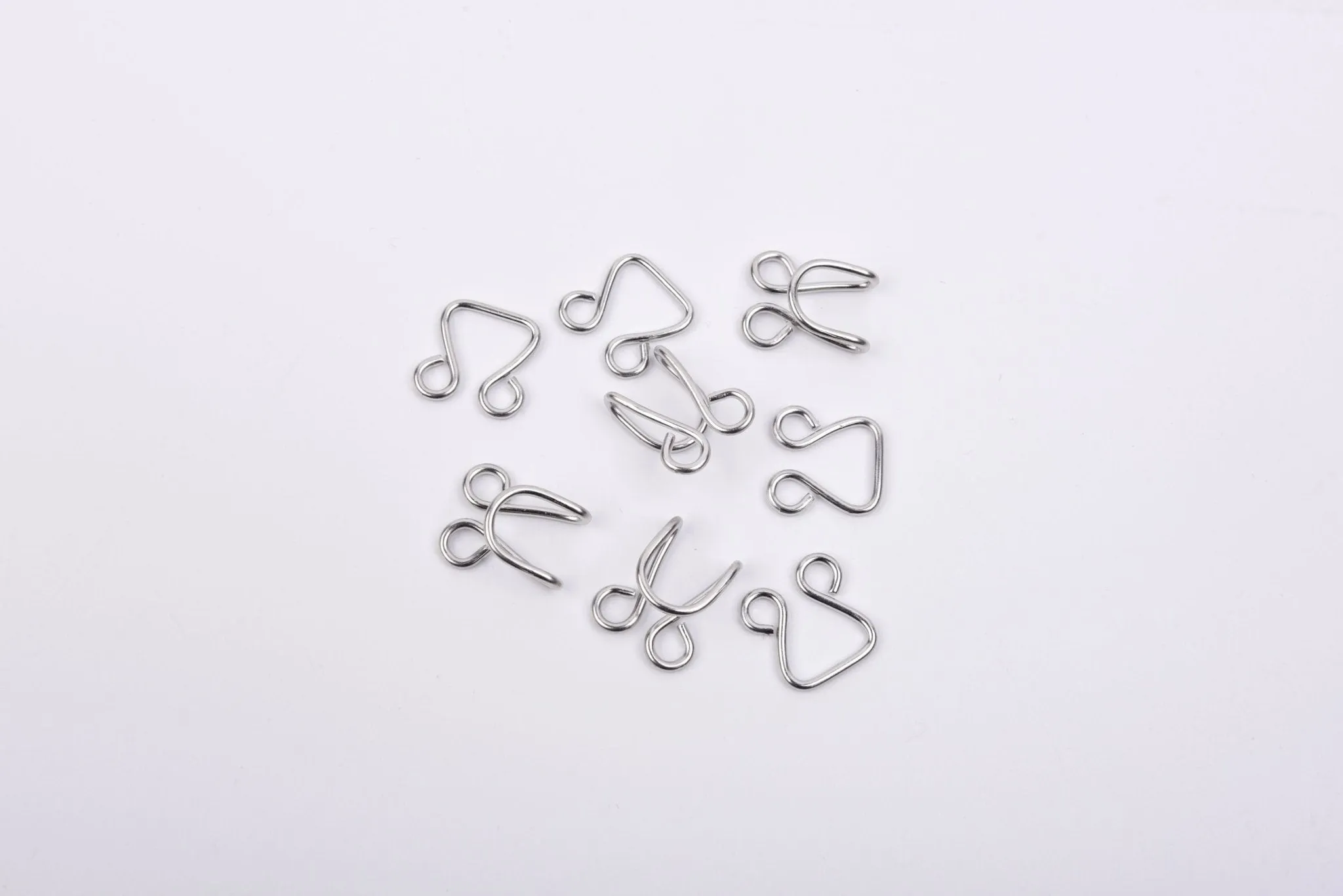 Hooks & Eyes - Steel (Big) - 4 Pack
