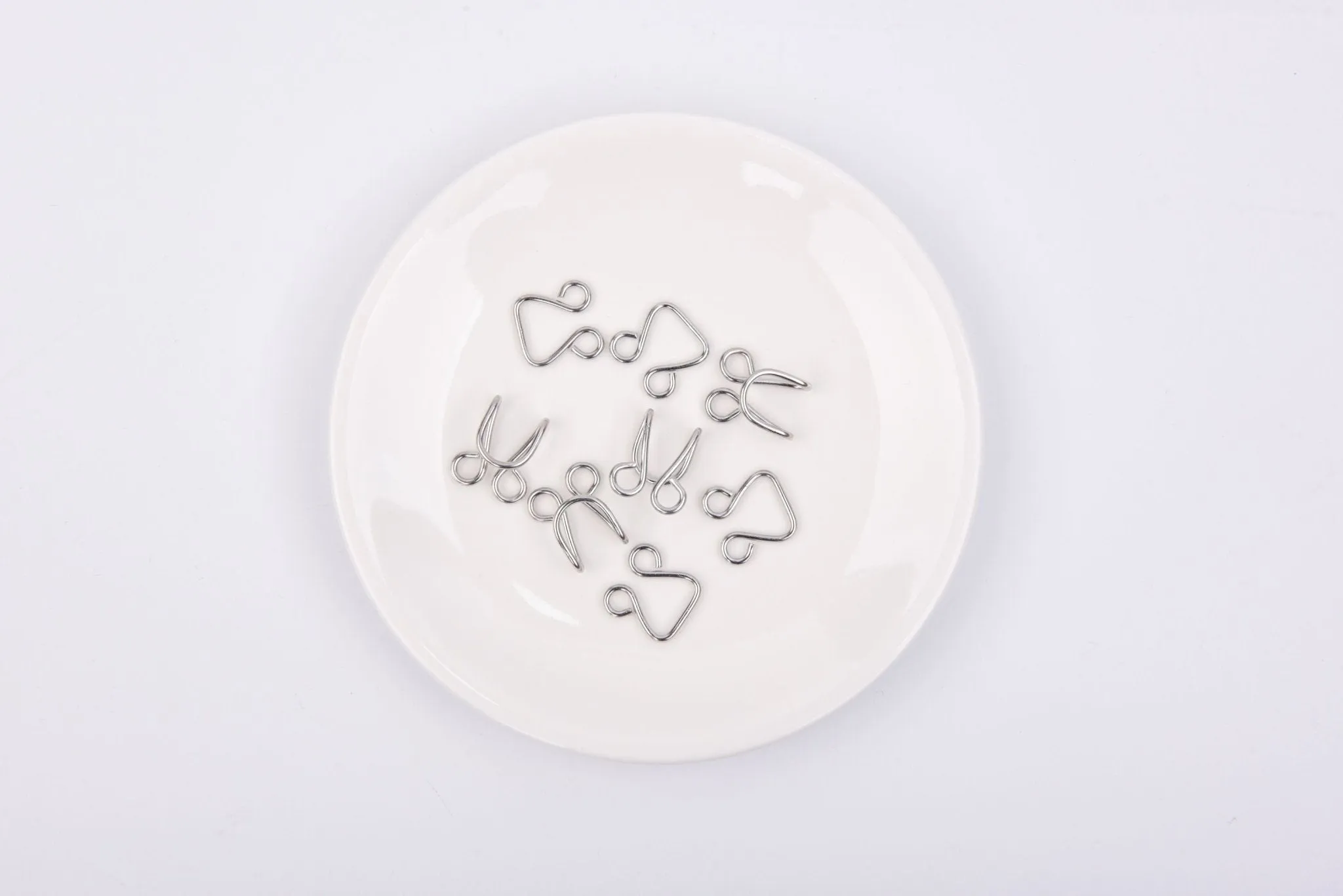 Hooks & Eyes - Steel (Big) - 4 Pack