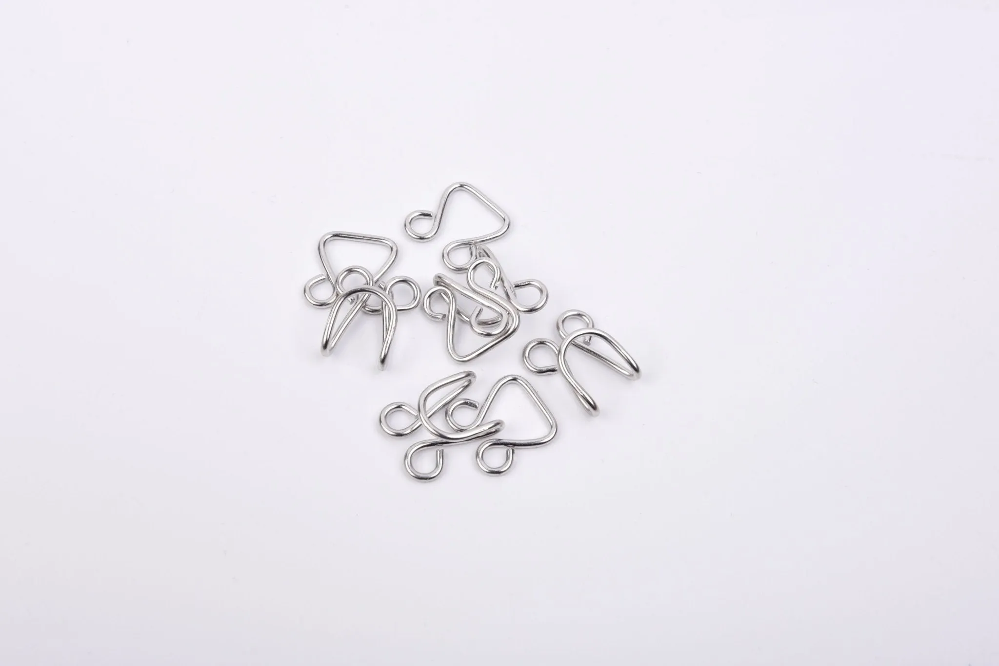 Hooks & Eyes - Steel (Big) - 4 Pack