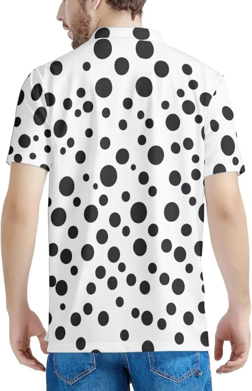 HUGS IDEA Novelty Summer Colorful Men's Short Sleevee Blouse Shirt Tees Tops T-Shirts