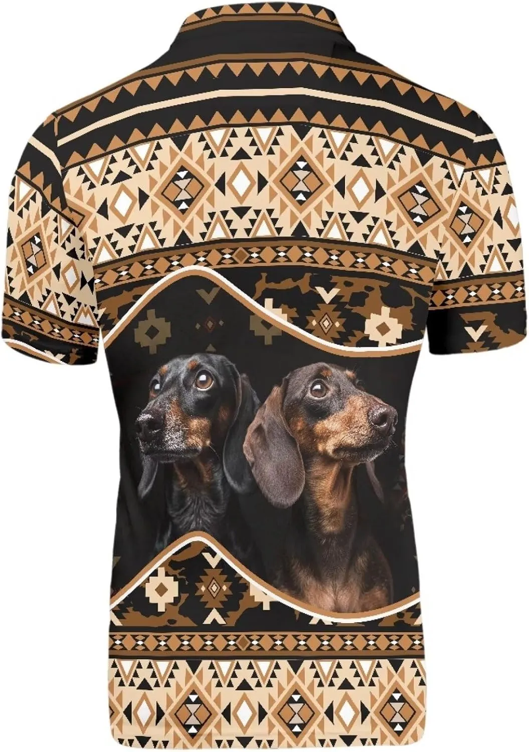HUGS IDEA Novelty Summer Colorful Men's Short Sleevee Blouse Shirt Tees Tops T-Shirts