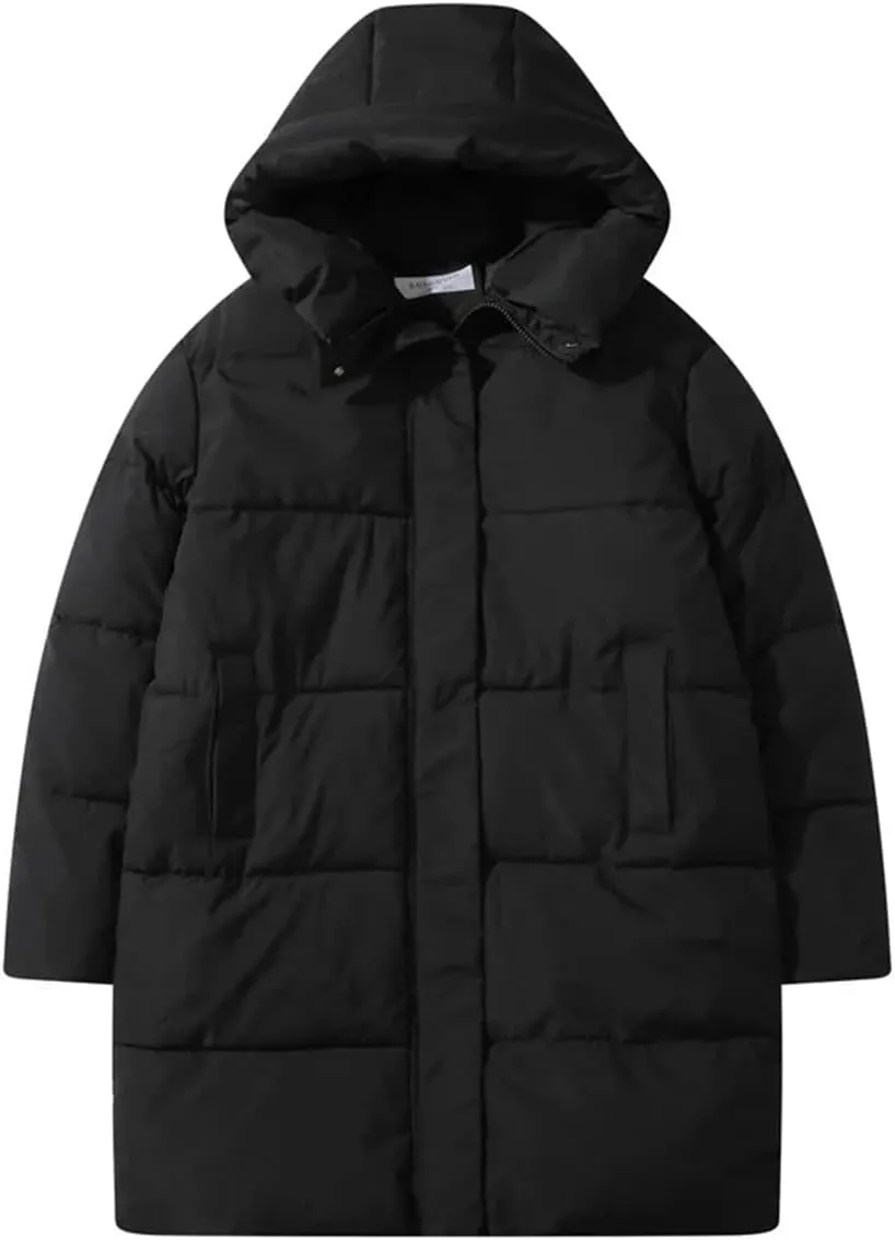 Long Winter Jacket Windproof Hooded Down Cotton Coat Women Cotton Thicken Warm Padded Parkas Outwear