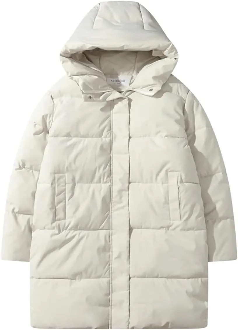 Long Winter Jacket Windproof Hooded Down Cotton Coat Women Cotton Thicken Warm Padded Parkas Outwear
