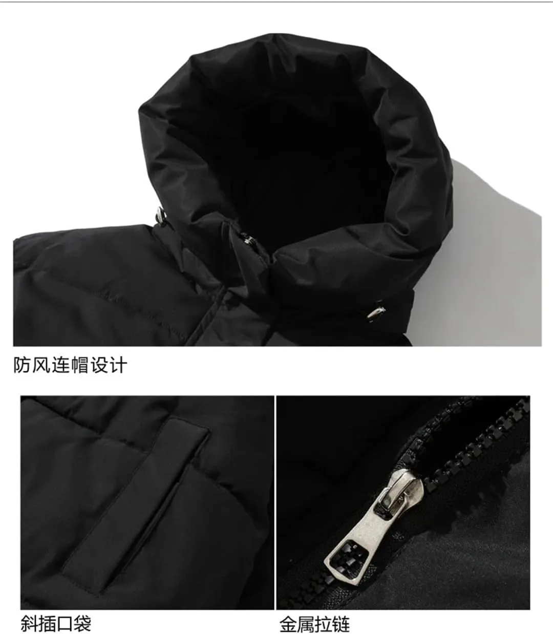 Long Winter Jacket Windproof Hooded Down Cotton Coat Women Cotton Thicken Warm Padded Parkas Outwear