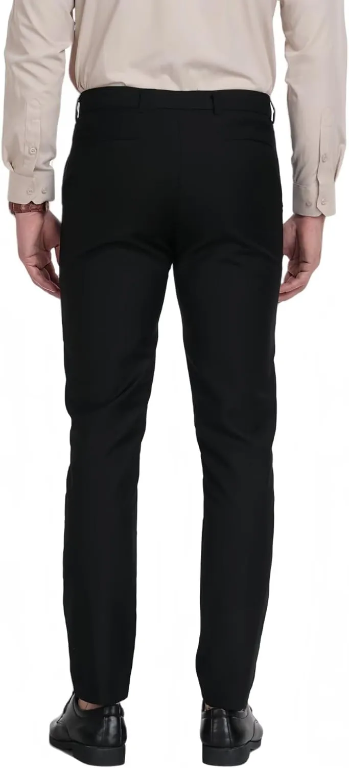 Men's Formal Pants Slim Fit Work Dress Pants Casual Trousers Business Suit Formal Pants with Pockets