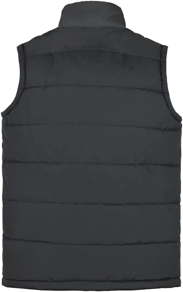 Mywu Mens Spring Fall Vest Puffer Lightweight Stand Collar Quilted Sleeveless Jackets