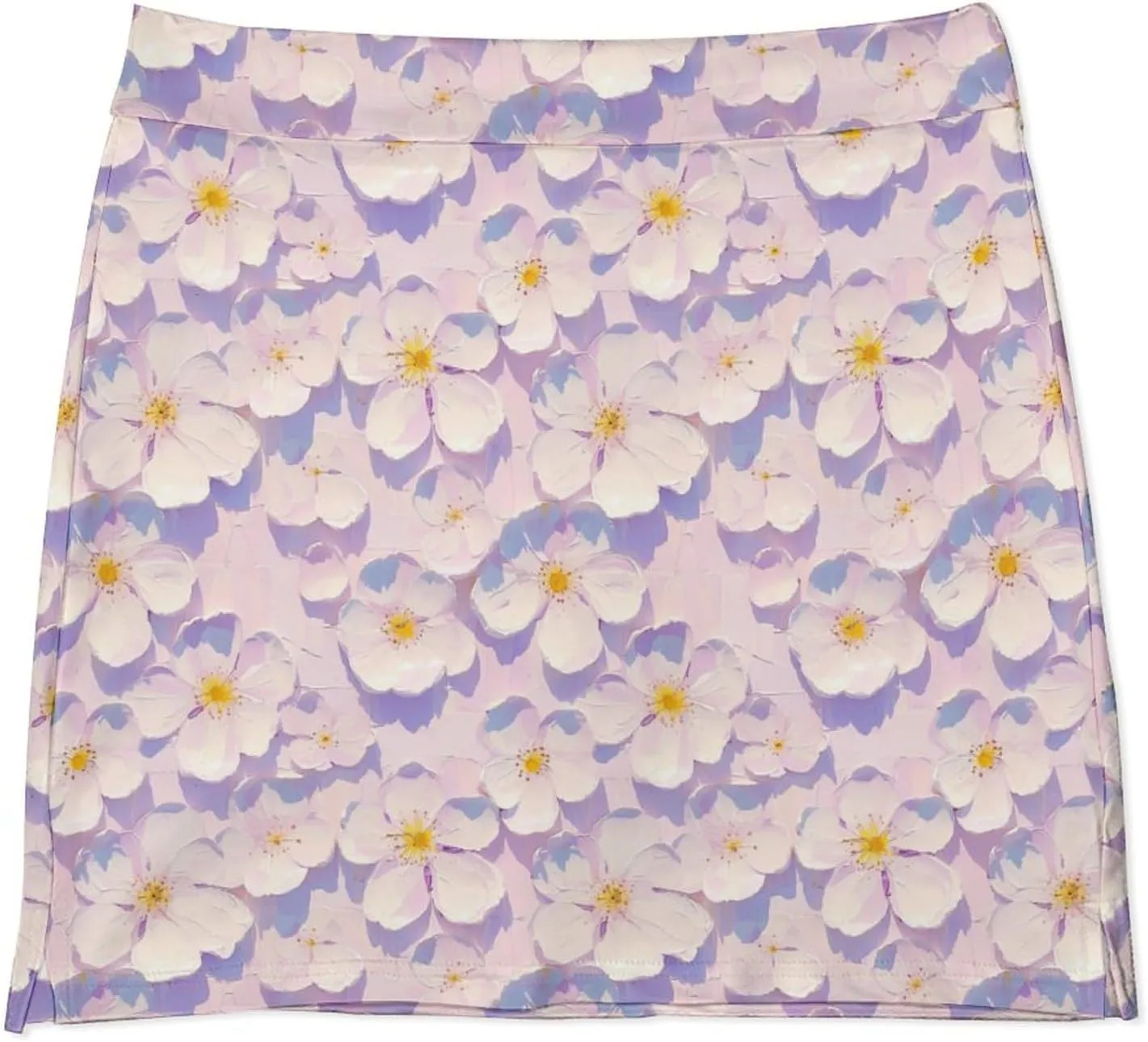 Pirate Pattern Women's Athletic Skirts Light Proof A-line Trouser Skirt with Shorts Pockets