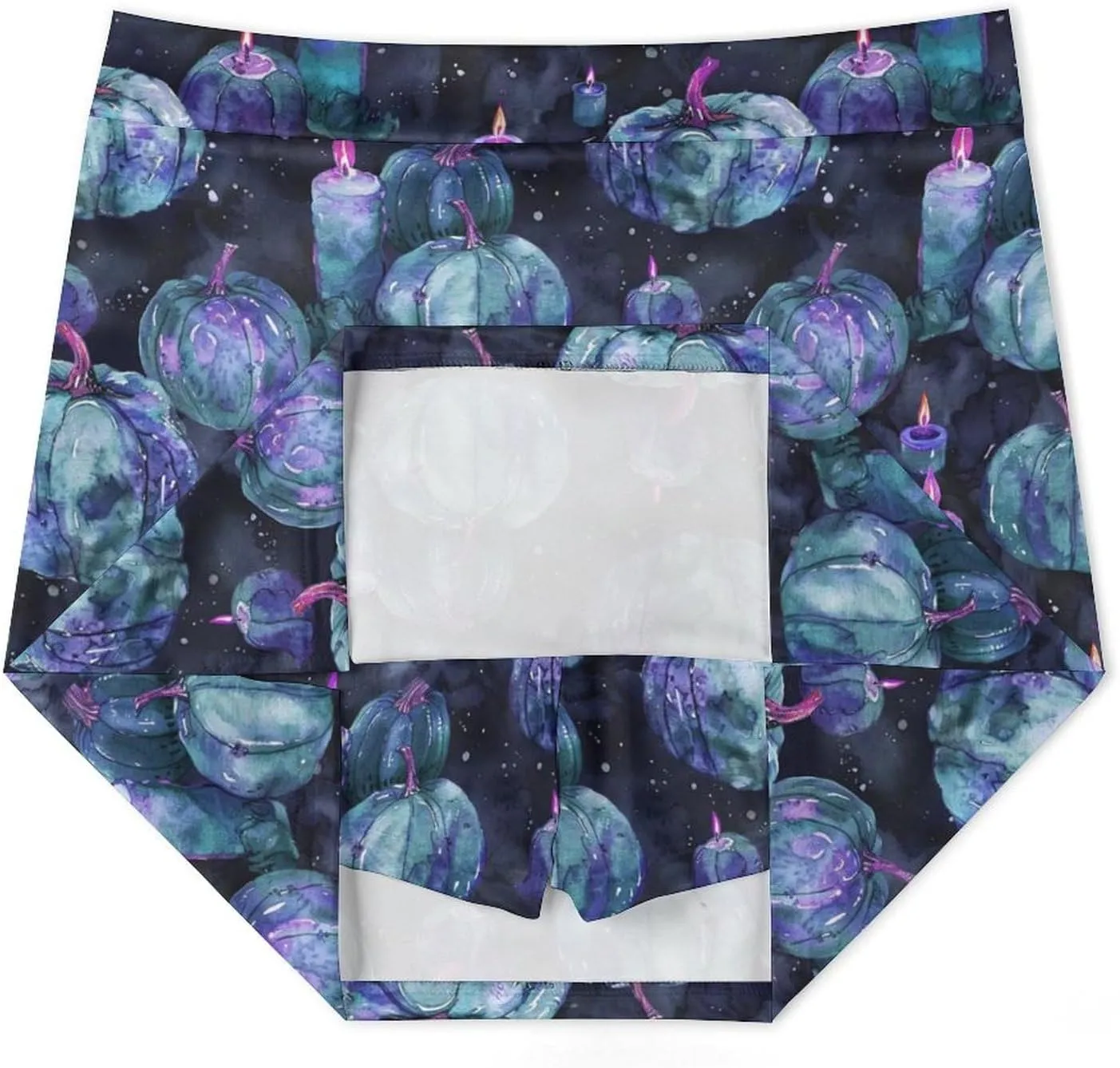 Pirate Pattern Women's Athletic Skirts Light Proof A-line Trouser Skirt with Shorts Pockets