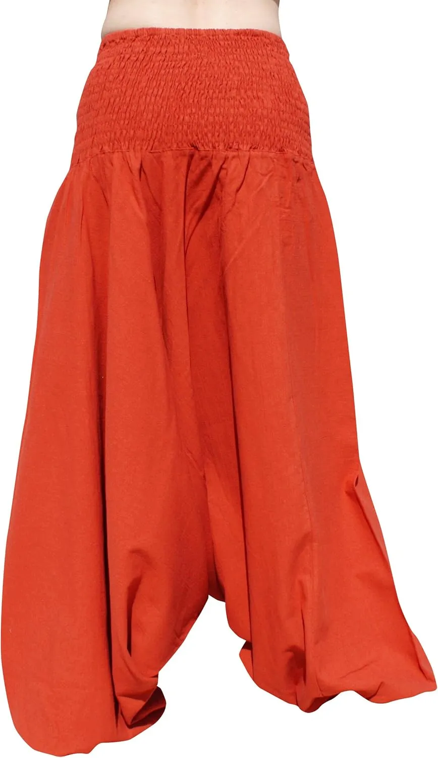 RaanPahMuang Brand Light Summer Cotton Smock Top Harem Aladdin Pants