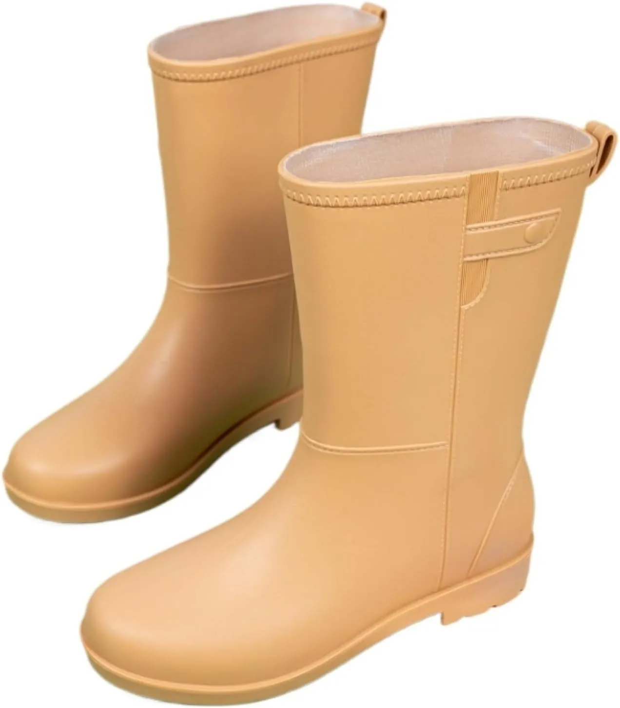 Rain Boots Footwear Women's Mid Tube Rain Boots Summer Non Slip Waterproof Outdoor Water Shoes Outdoor Work Boots