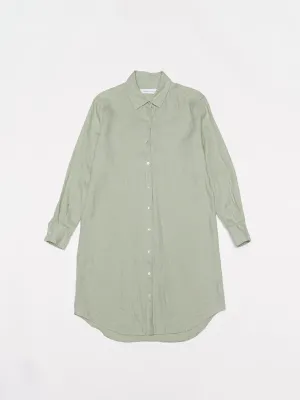 Re-Worn Womens Linen Shirt Dress