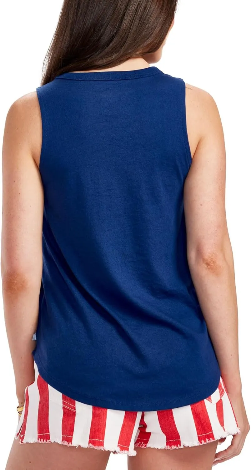 Tipsy Elves Patriotic Tank Tops for Women - Red White Blue 4th of July Tops for Women - Casual Summer Tanks for July 4th
