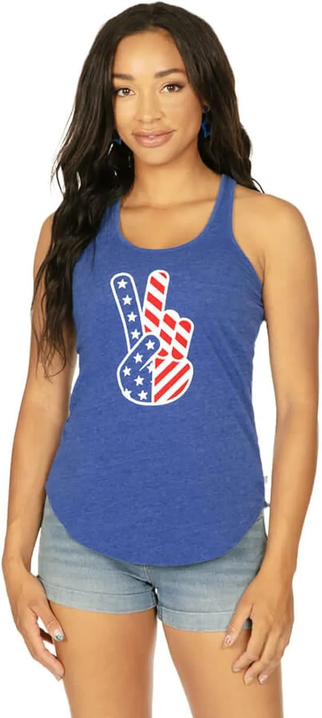 Tipsy Elves Patriotic Tank Tops for Women - Red White Blue 4th of July Tops for Women - Casual Summer Tanks for July 4th
