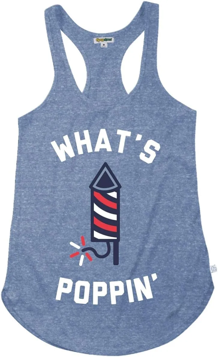 Tipsy Elves Patriotic Tank Tops for Women - Red White Blue 4th of July Tops for Women - Casual Summer Tanks for July 4th