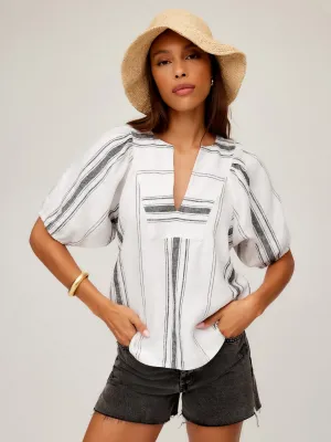 Vienna Linen Blouse
