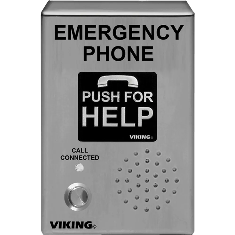 Viking E-1600-03B-EWP A.D.A. Approved Emergency / Elevator Phone with Voice Announcer and Auto Dialer
