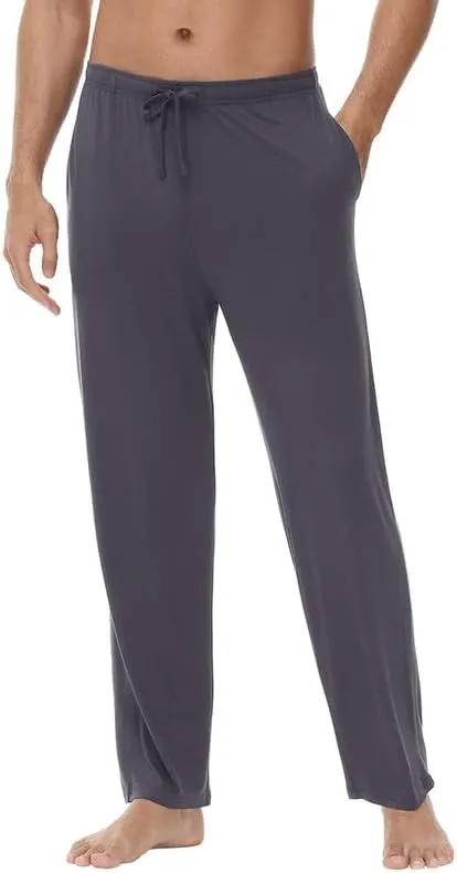 WiWi Viscose from Bamboo Men's Sleep Pant Sports Trousers with Pockets Light bottom S-XXL