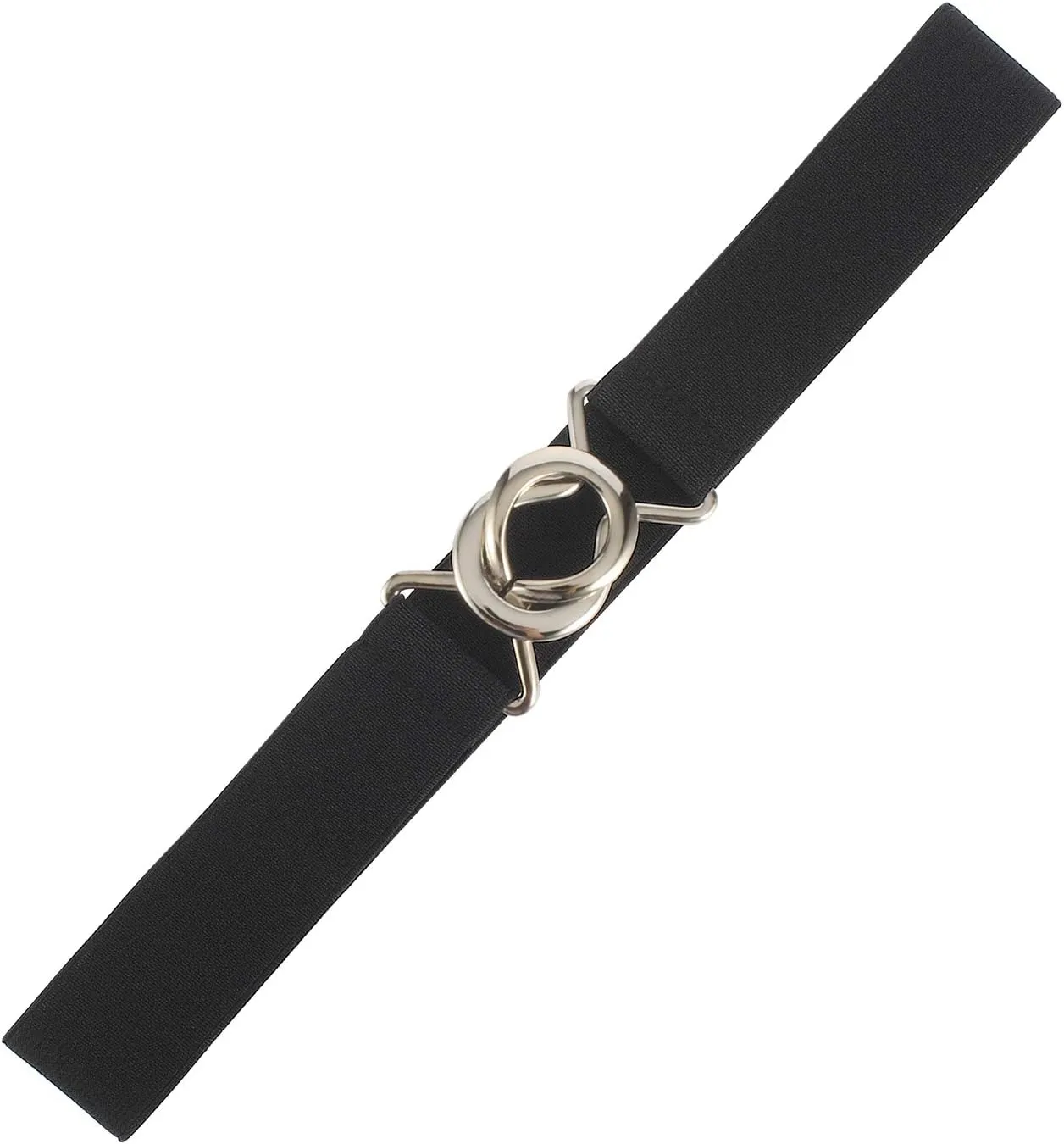 Women Stretchy Skinny Waist Belt Simple Style Elastic Belt for Jeans Dresses