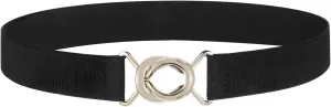 Women Stretchy Skinny Waist Belt Simple Style Elastic Belt for Jeans Dresses