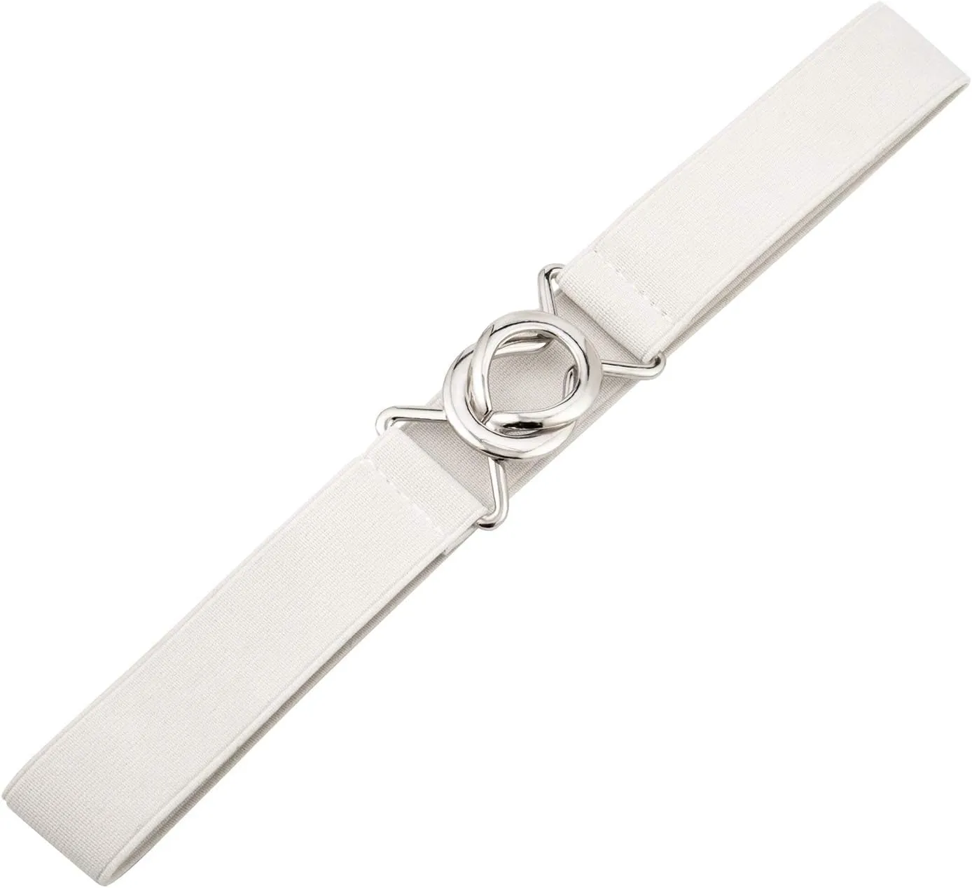 Women Stretchy Skinny Waist Belt Simple Style Elastic Belt for Jeans Dresses