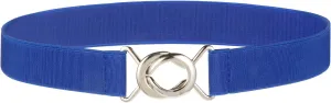 Women Stretchy Skinny Waist Belt Simple Style Elastic Belt for Jeans Dresses