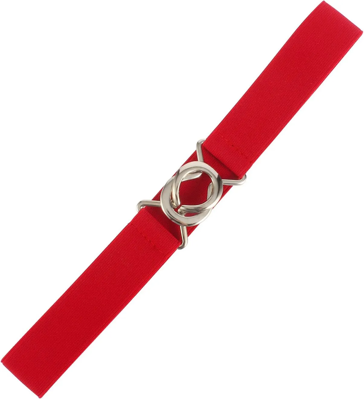 Women Stretchy Skinny Waist Belt Simple Style Elastic Belt for Jeans Dresses